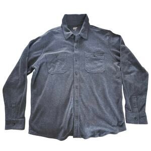 Lands End Soft Knit Button Down Sz XL